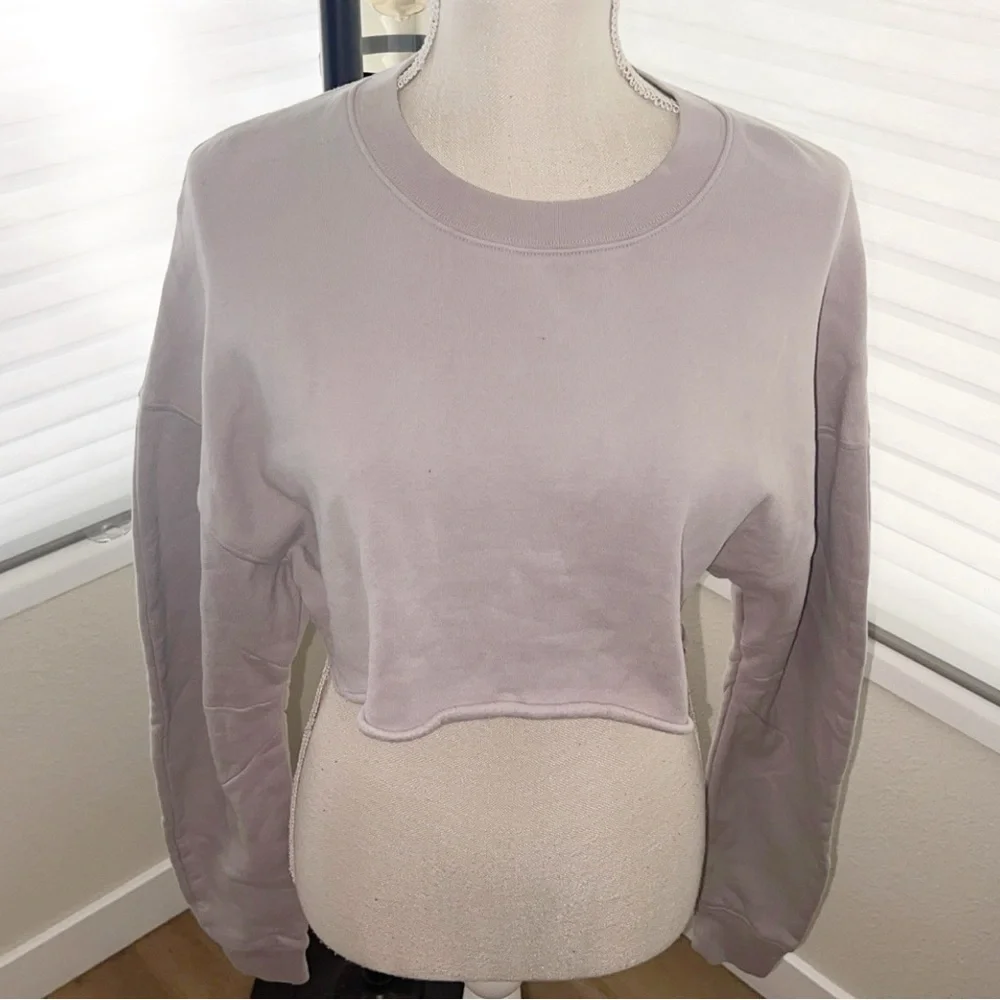 ALO Yoga Washed Extreme Cropped Pullover